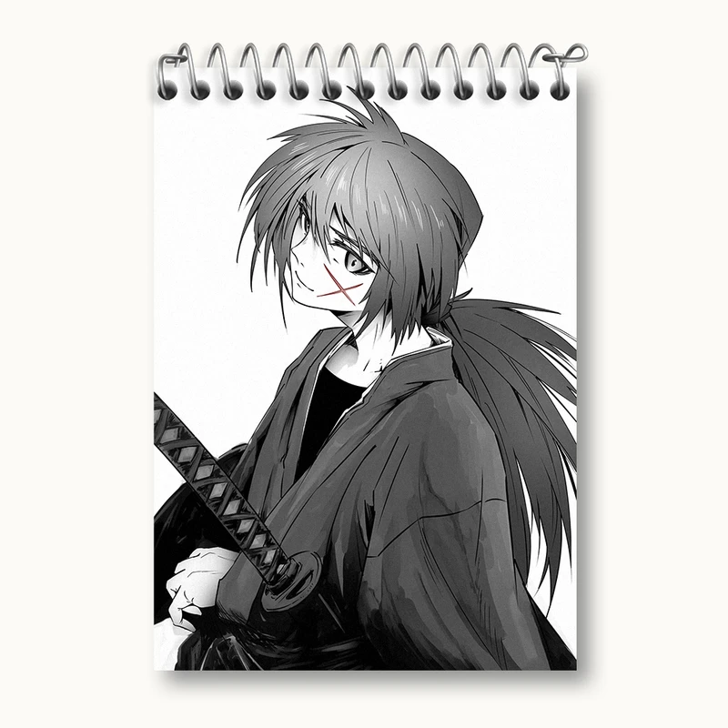 دفتر یادداشت 50 برگ خندالو مدل انیمه رورونی کنشین کد 34901