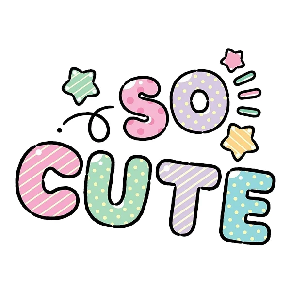 استیکر پارچه و لباس پاد آفرین طرح کیوت کد 3731