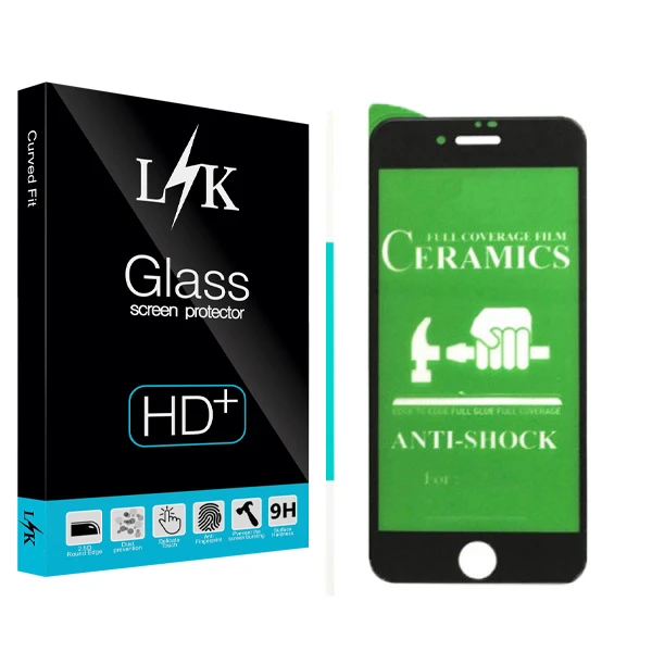 محافظ صفحه نمایش سرامیکی ال کی مدل +LITE مناسب برای گوشی موبایل اپل iphone 7/8 Plus