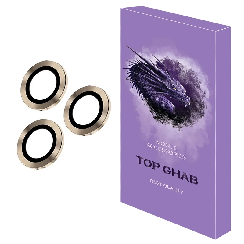 محافظ لنز دوربین تاپ قاب مدل RINGI مناسب برای گوشی موبایل اپل iPhone 15 Pro