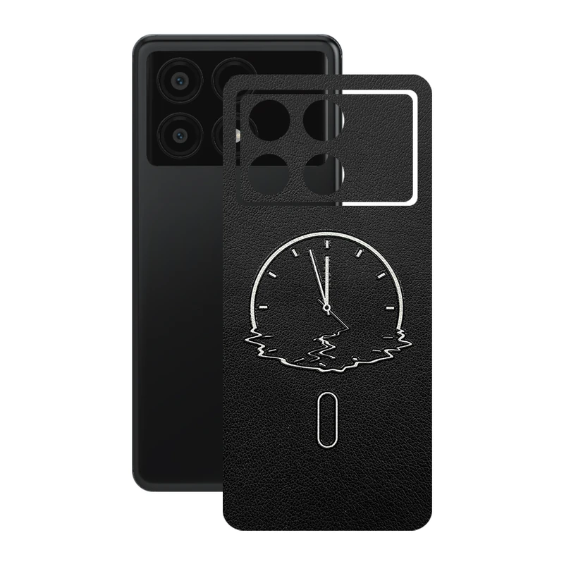 برچسب پوششی ریمکس مدل Leth طرح ساعت مناسب برای گوشی موبایل شیائومی Poco X6 Pro