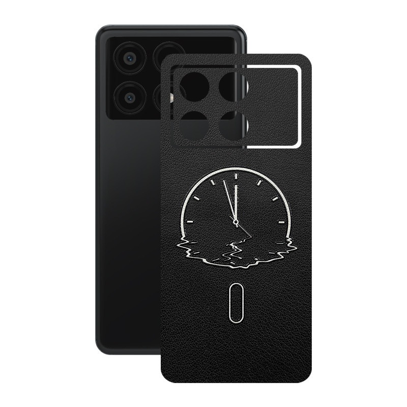 برچسب پوششی ریمکس مدل Leth طرح ساعت مناسب برای گوشی موبایل شیائومی Poco X6 Pro