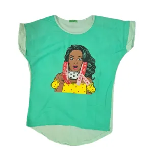 تی شرت آستین کوتاه زنانه مدل کارتونی