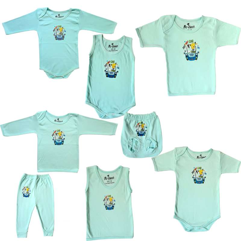 ست 8 تکه لباس نوزادی کد 021 Baby