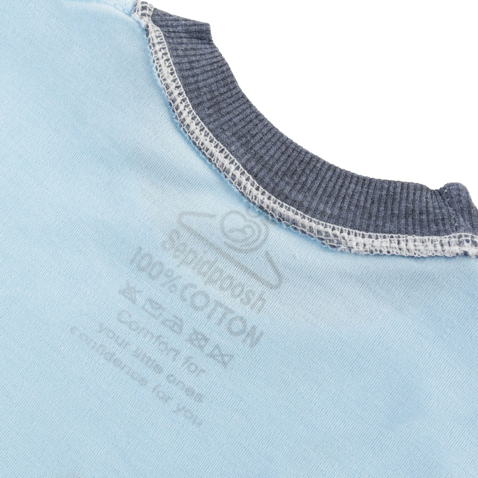 ست تی شرت آستین کوتاه و شلوارک بچگانه سپیدپوش مدل کوسه کد 1402580 -  - 3