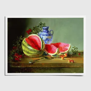 کارت پستال طرح شب یلدا هندوانه