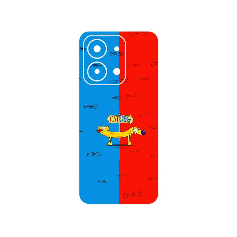 برچسب پوششی ماهوت مدل CatDog مناسب برای گوشی موبایل شیائومی Redmi 15C 4G