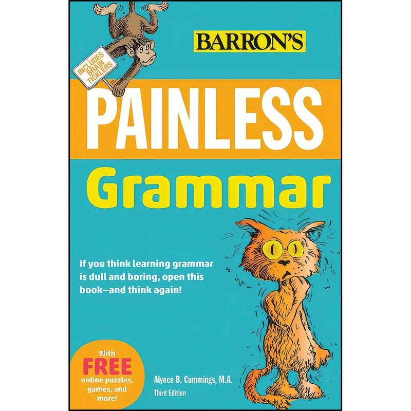 کتاب Painless Grammar  اثر Rebecca Elliott انتشارات Barron's Educational Series