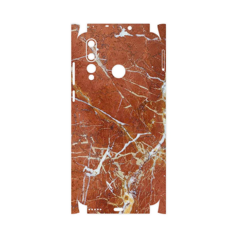 برچسب پوششی ماهوت مدل Red Marble-FullSkin مناسب برای گوشی موبایل هوآوی Nova 4