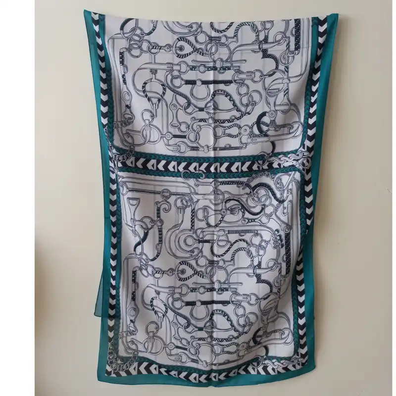 شال زنانه مدل نخی مجلسی کمربندی حاشیه ساده کد 43