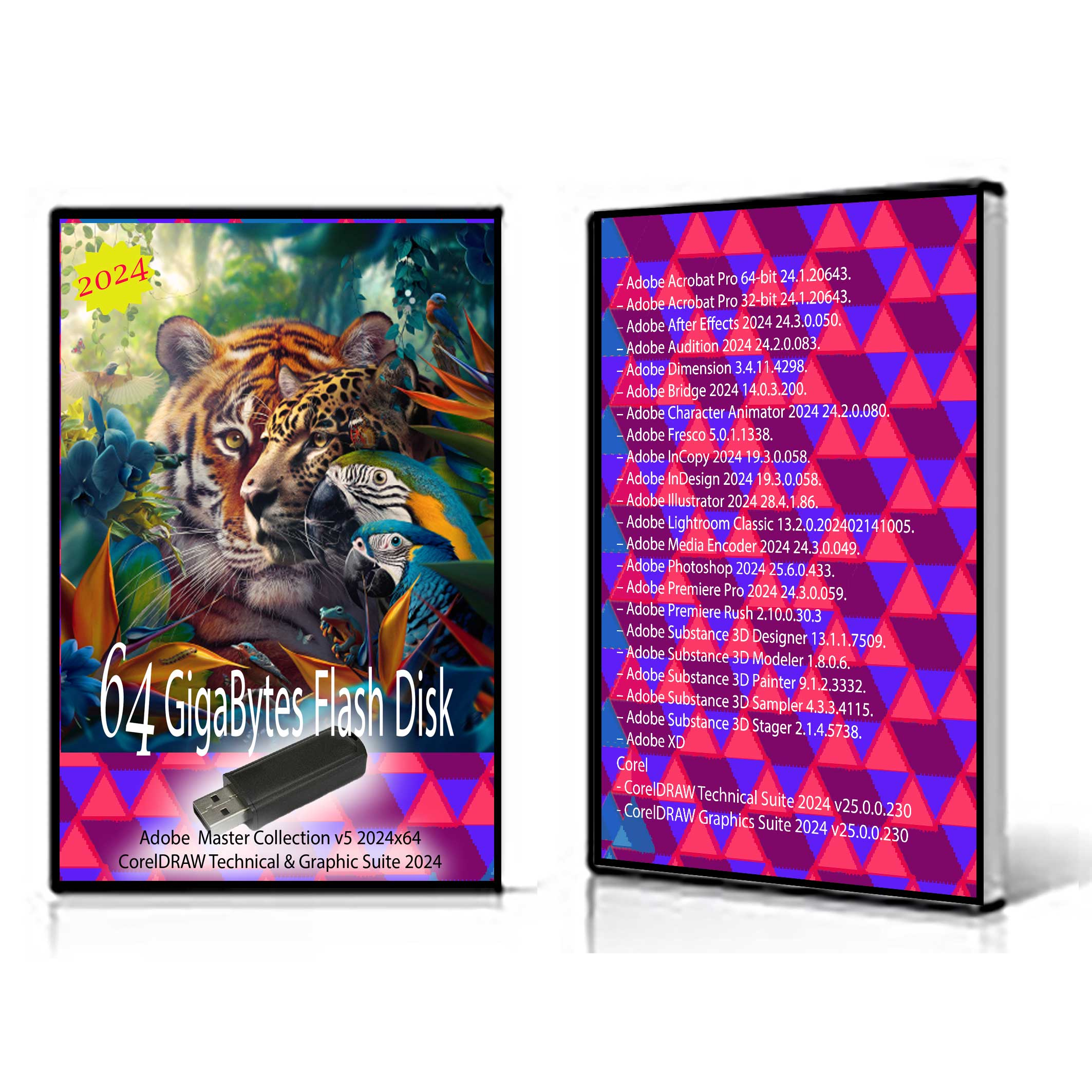 نرم افزار Adobe Maset Collection V5 2024 - CorelDRAW 2024 نشر مای پکس