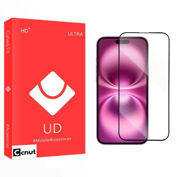 محافظ صفحه نمایش کوکونات مدل UDnewpkg مناسب برای گوشی موبایل اپل iPhone 16 plus