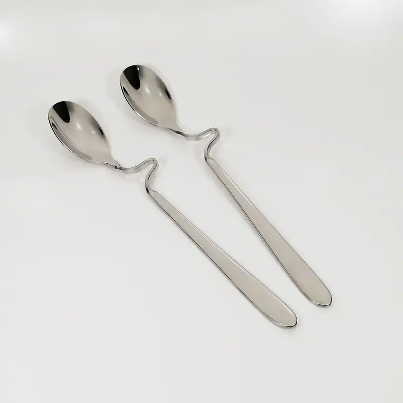 قاشق عسل خوری مدل دونا بسته 2 عددی