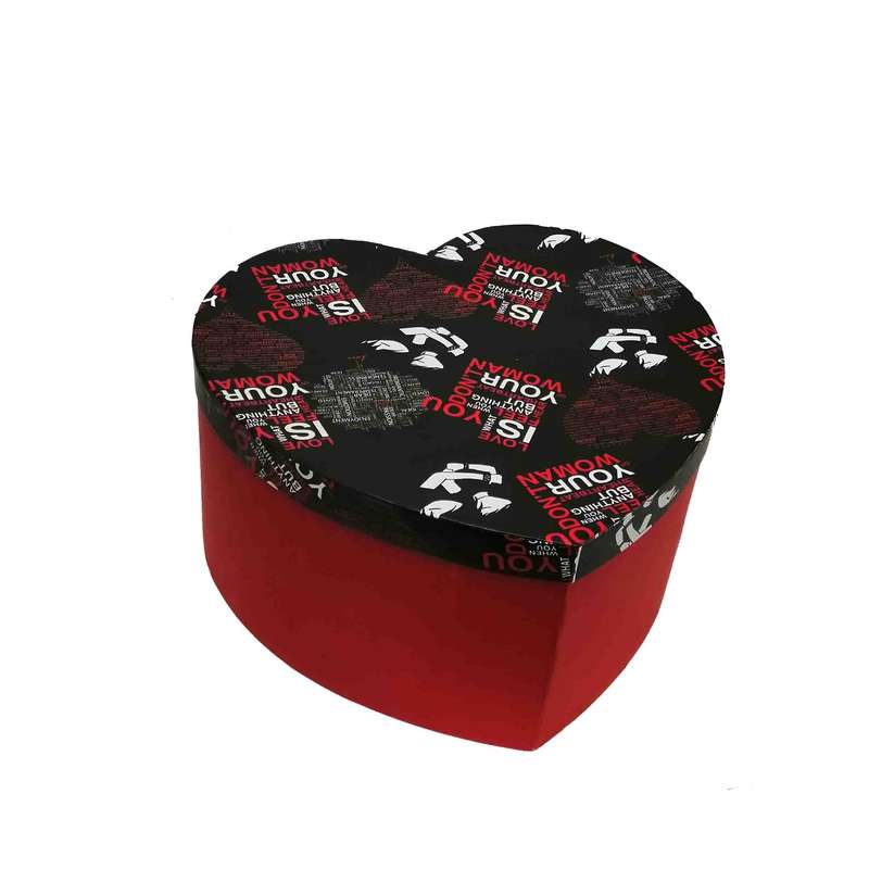 جعبه هدیه مدل قلب طرح LOVE کد GH-01