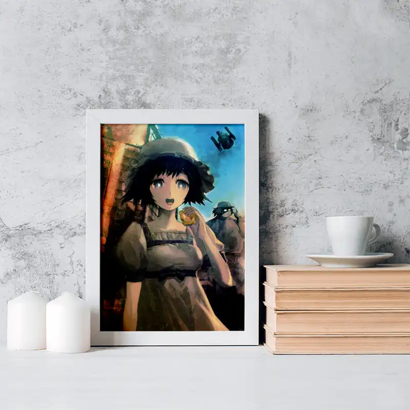 تابلو خندالو مدل کوریسو ماکیسه انیمه اشتاینز گیت کد 17488