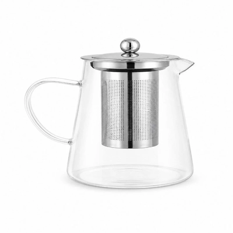 قوری مدل شفاف گنجایش 1 لیتر