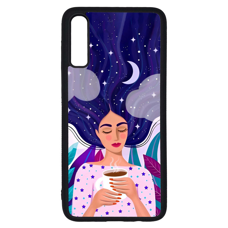 کاور طرح نقاشی دختر کد G-095 مناسب برای گوشی موبایل سامسونگ Galaxy A70 / A70s