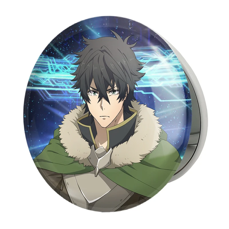 آینه جیبی خندالو طرح نائوفومی انیمه ظهور قهرمان سپر مدل تاشو کد 15955 