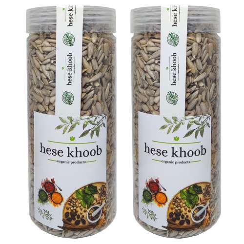 مغز تخمه آفتابگردان خام ممتاز حس خوب - 850 گرم بسته 2 عددی