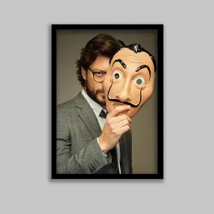 تابلو مدل پروفسور سریال خانه کاغذی Money Heist کد LA-G10622-2