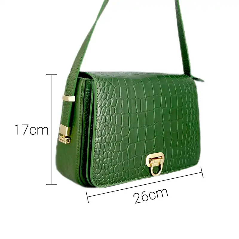 کیف دوشی زنانه مدل چرم طبیعی کد 575