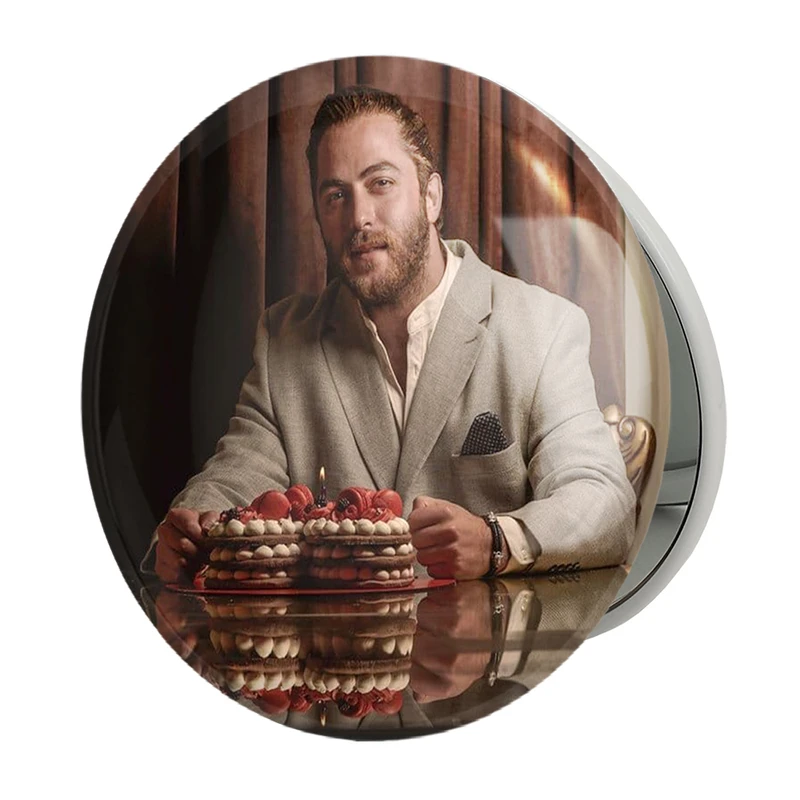 آینه جیبی خندالو طرح آرش عدل پرور مدل تاشو کد 3321 