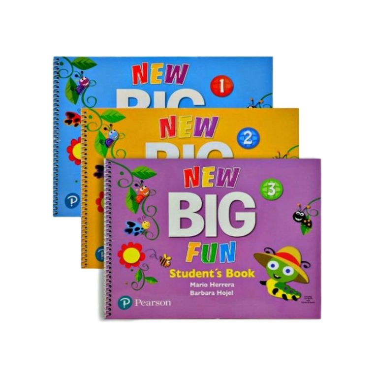 کتاب new big fun اثر Mario Herrera and Barbara Hojel انتشارات پيرسون 3 جلدی کتاب new big fun اثر Mario Herrera and Barbara Hojel انتشارات پيرسون 3 جلدی