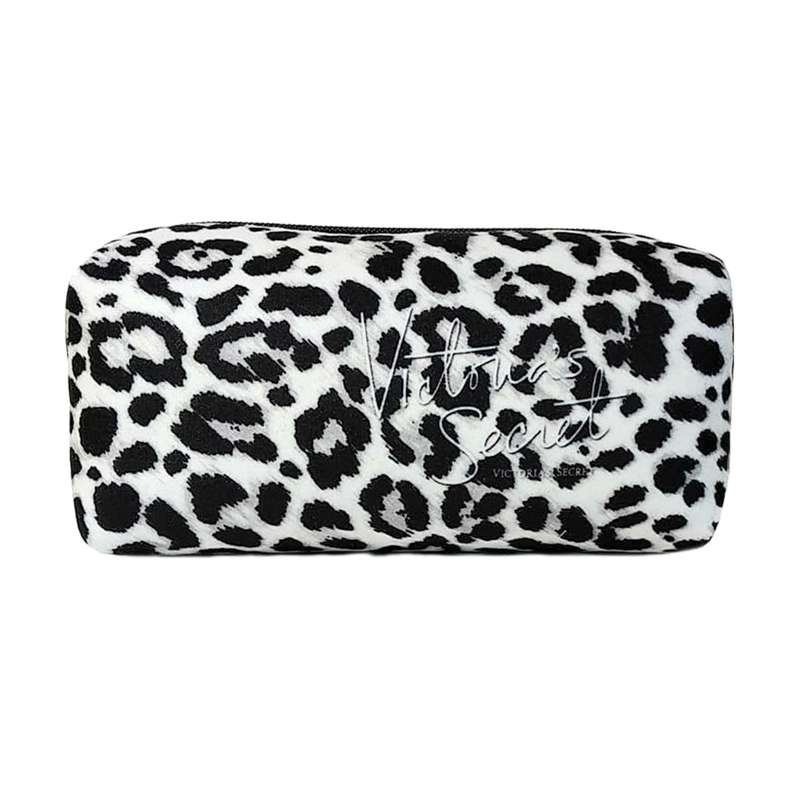 کیف لوازم آرایش زنانه ویکتوریا سکرت مدل پاپیون پلنگی B and W