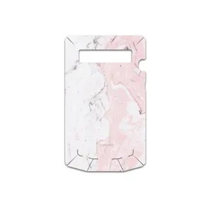 MAHOOT  Blanco-Pink-Marble Cover Sticker for BlackBerry Porsche Design P9981