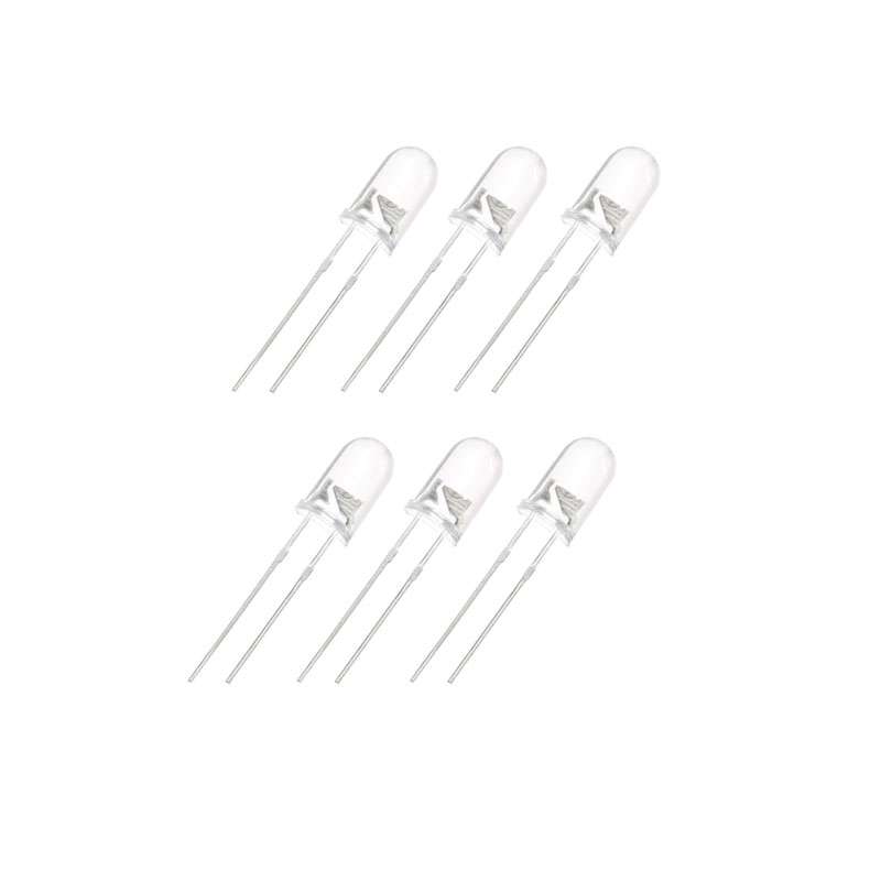 دیود LED مدل D5mm Rd بسته 6 عددی