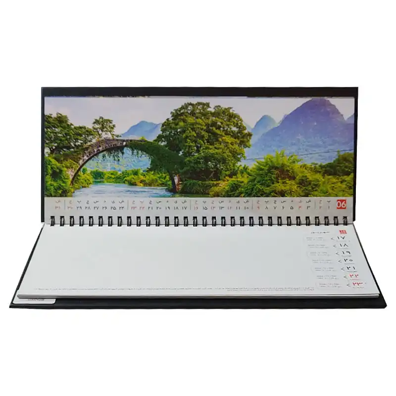 تقویم رومیزی سال 1403 مدل جایادداشت دار کد 2070