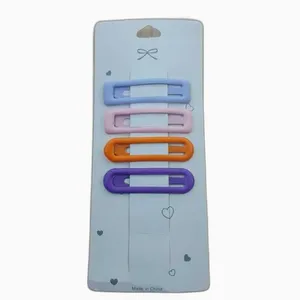 گیره مو دخترانه مدل تق تقی کد 0374 مجموعه 4 عددی