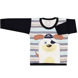 تی شرت آستین بلند نوزادی بانی نی مدل دزد دریایی