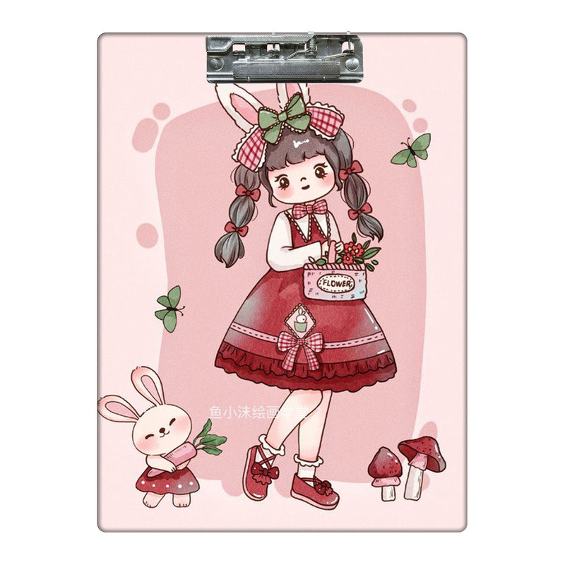 تخته شاسی طرح دختر خرگوشی و خرگوش کد 0125678 سایز A4