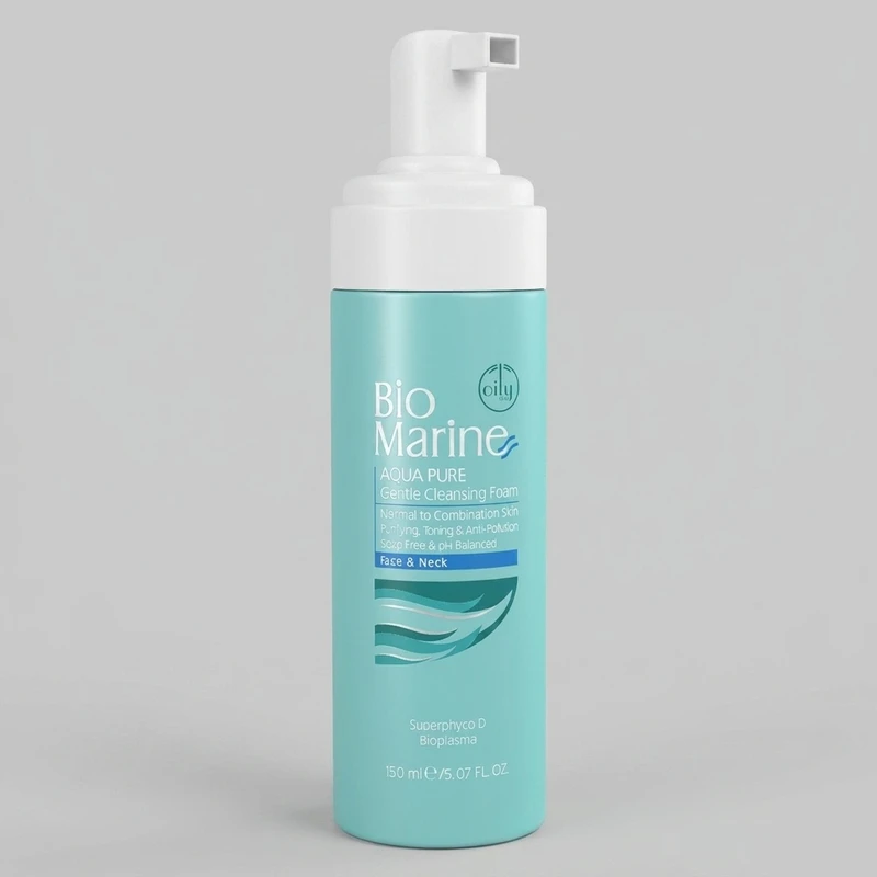 فوم شست‌وشوی صورت بایومارین مدل AQUA PURE حجم 150 میلی‌لیتر