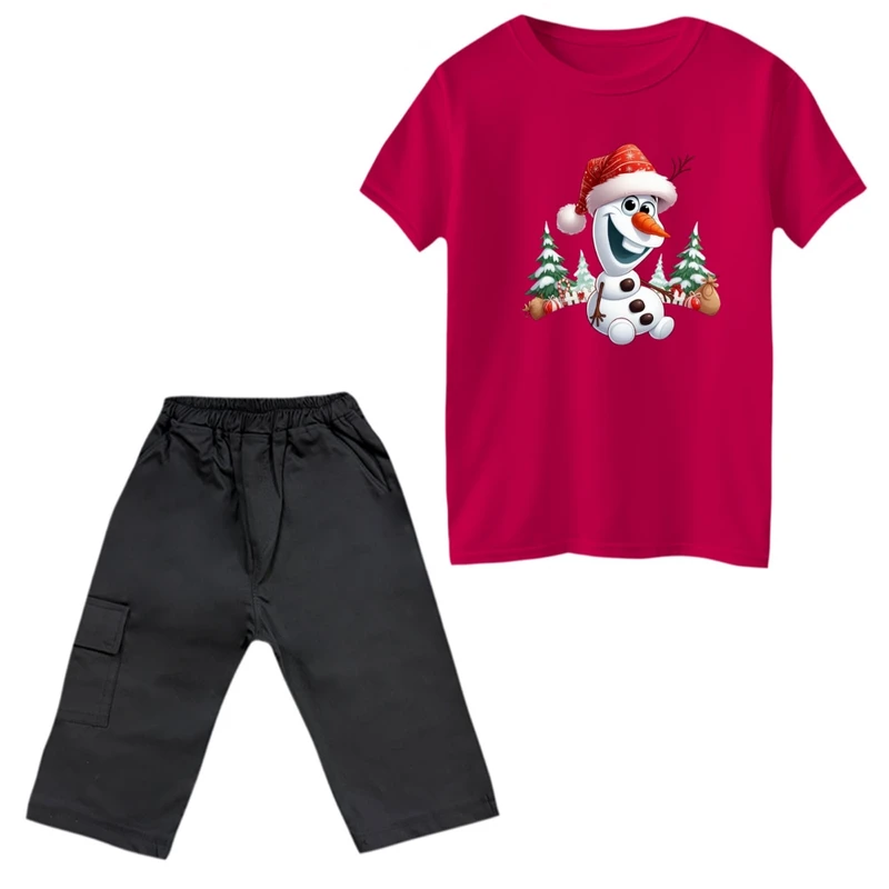 ست تی‌شرت و شلوارک پسرانه کد 6