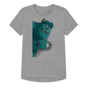 تی شرت آستین کوتاه پسرانه مدل کارخانه هیولا کد Z40 رنگ طوسی