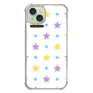 AKAM AMCWTA15PLUS-PASTEL PATTERN9 Cover For Apple iPhone 15 Plus