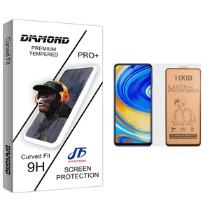 JF Diamond glass Ceramics Screen Protector For Xiaomi شیائومی Redmi Note 9 Pro Max