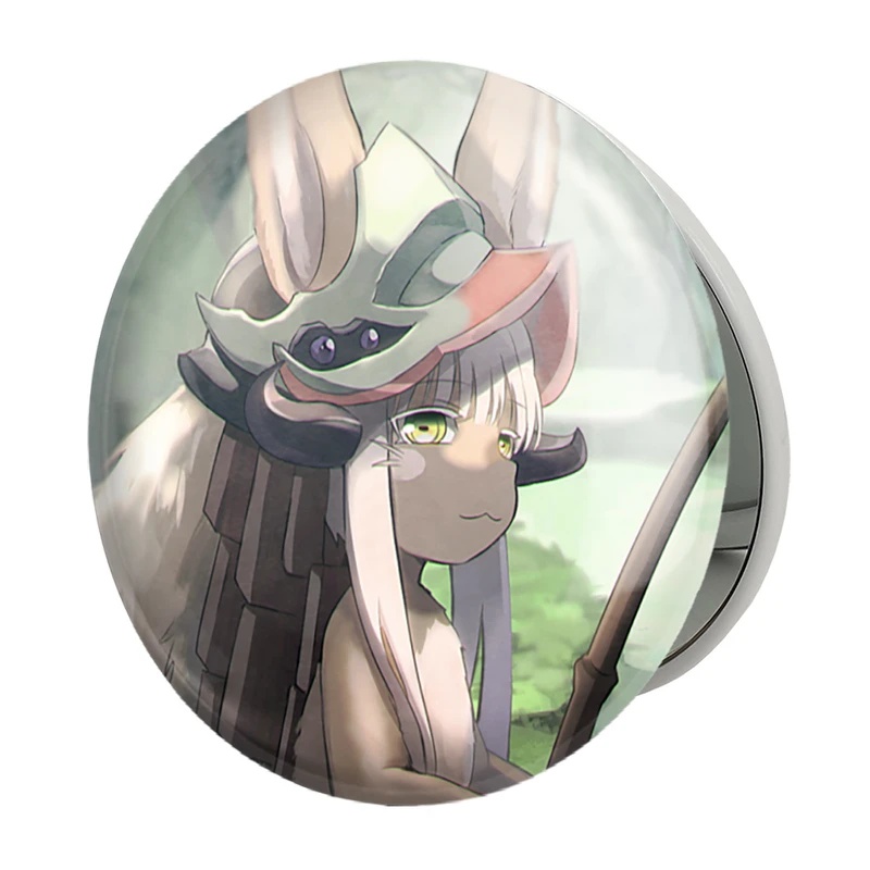 آینه جیبی خندالو طرح ناناچی انیمه ساخته شده در پرتگاه مدل تاشو کد 24348 