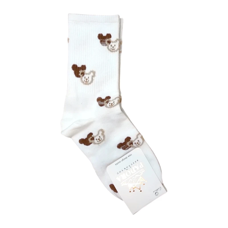 جوراب ساق بلند زنانه مدل تدی ۰۲