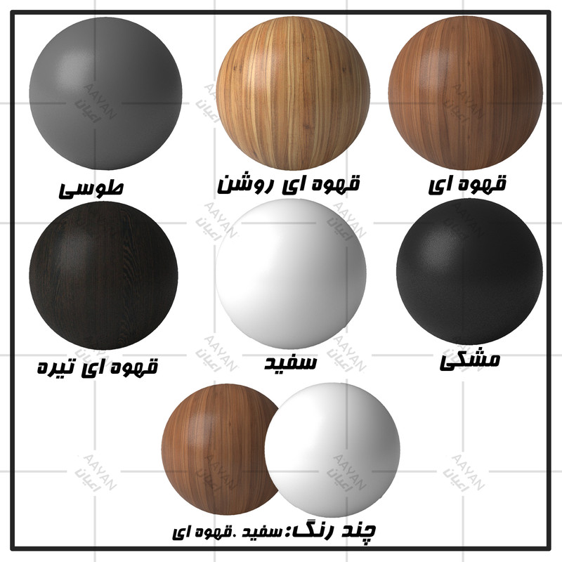 تخت خواب یک نفره اعیان مدل FH793 سایز 120x200 سانتی متر