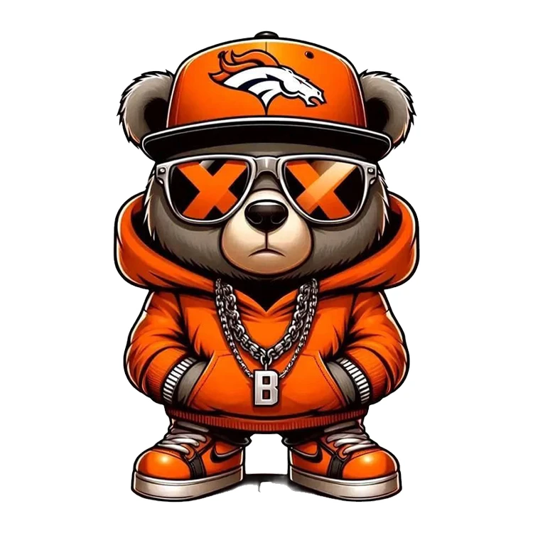 استیکر پارچه و لباس پاد آفرین مدل خرسی کد 1149