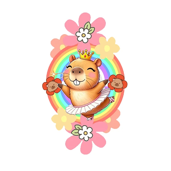 استیکر پارچه و لباس پاد آفرین طرح سنجاب کد 786