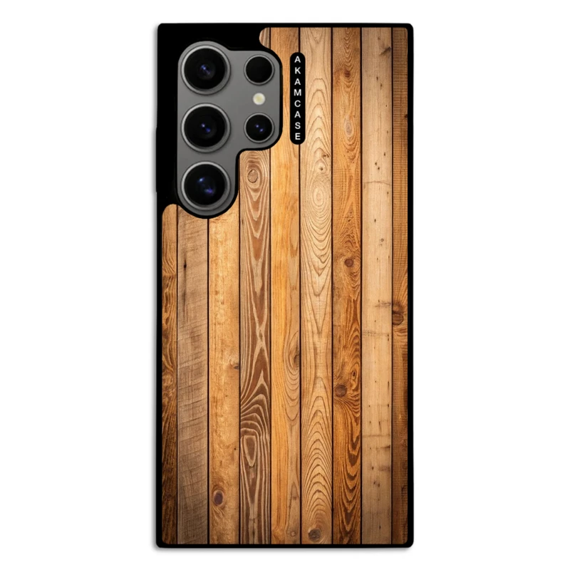 کاور آکام مدل AMC-WSGS24U-WOOD-21 مناسب برای گوشی موبایل سامسونگ Galaxy S24 Ultra