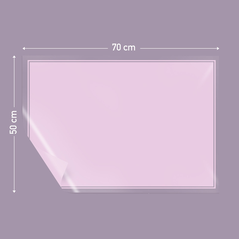 کاغذ کادو مدل 3003 طرح شفاف بسته 20 عددی سایز 50*70 سانتی متر