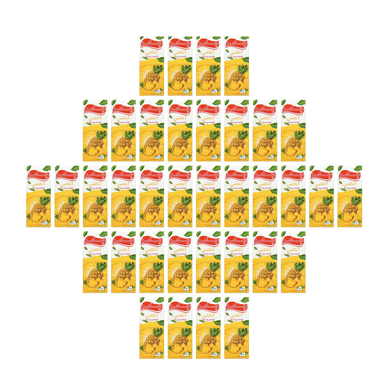 آبمیوه آناناس چکر - 200 میلی لیتر بسته 36 عددی