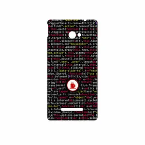 MAHOOT Programming 1 Cover Sticker for HTC 8X