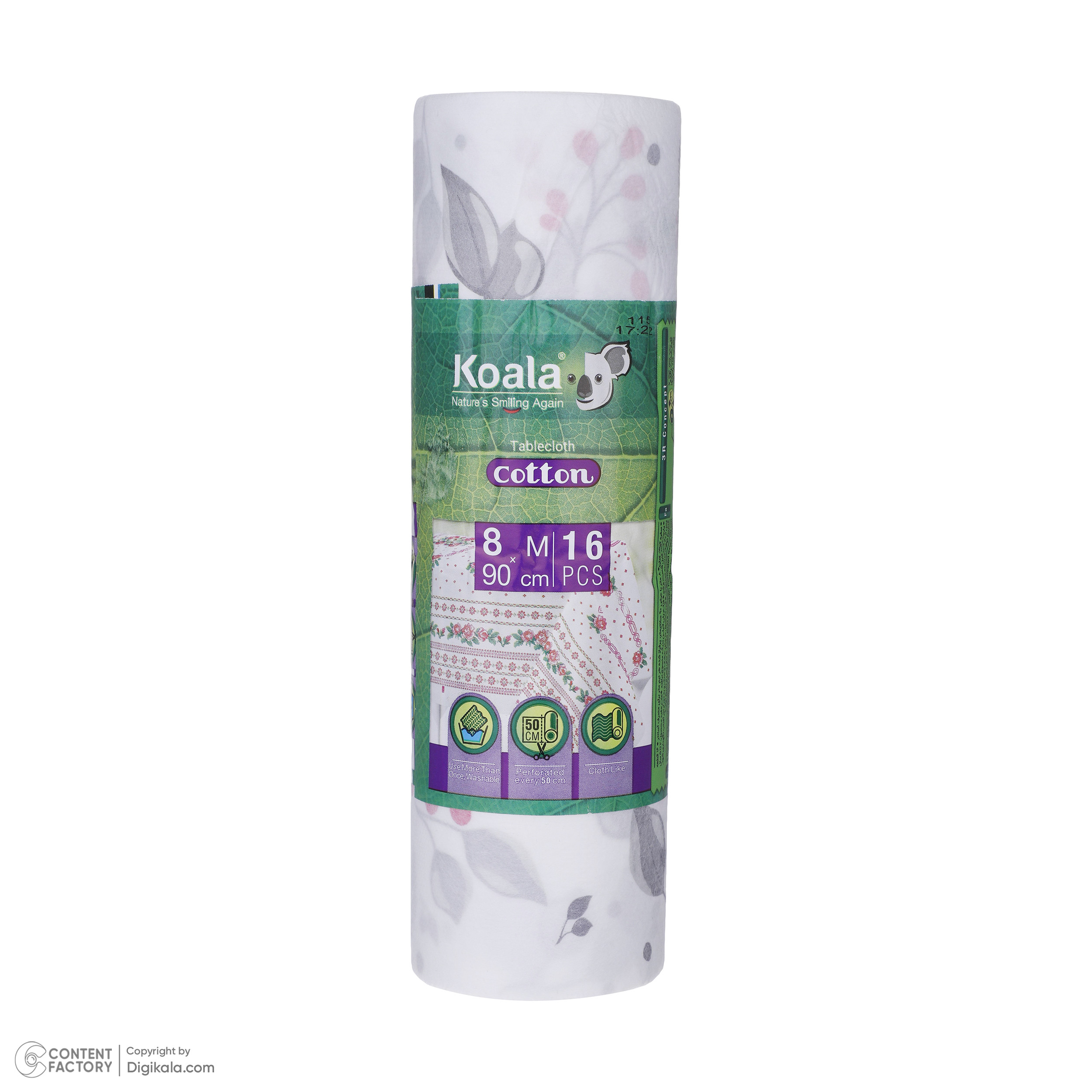 سفره یکبار مصرف کوالا مدل کتان رول 8 متری