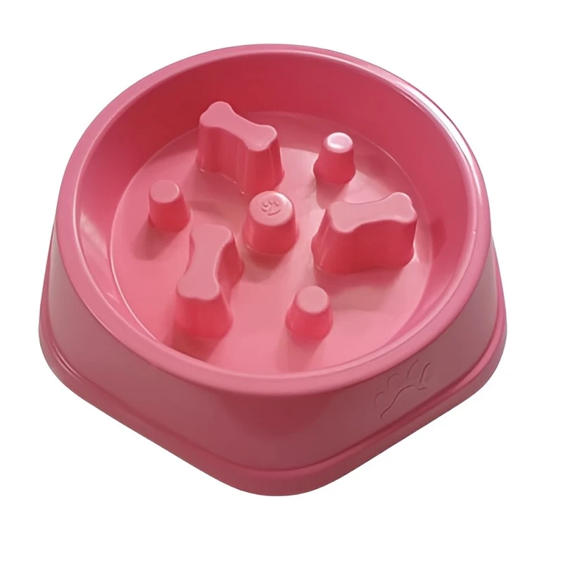 ظرف غذا سگ مدل آرام خور طرح استخوان کد M1